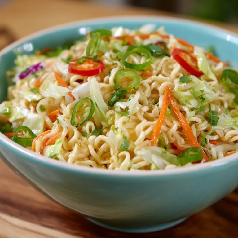 Ramen Noodle Salad Recipe Perfect for Lunch and Potlucks
