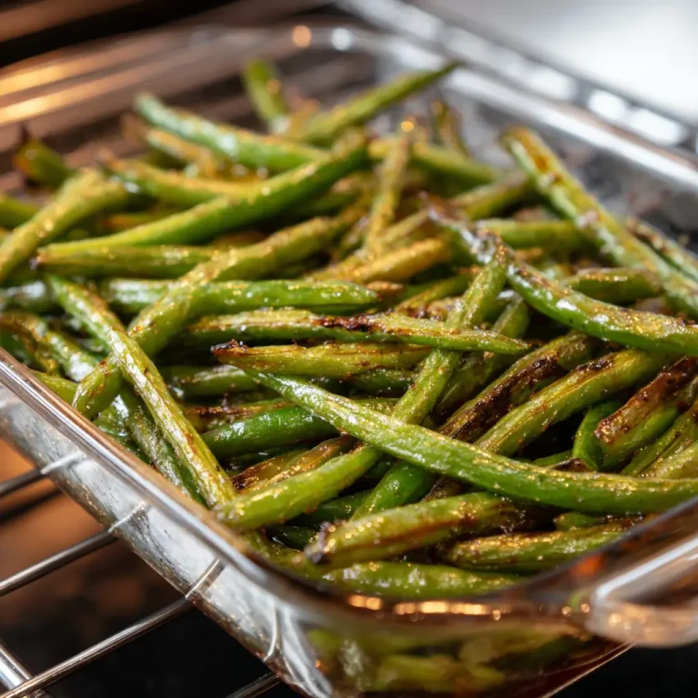 Baked Green Bean Oven Recipe | Easy, Crispy, and Healthy Side Dish