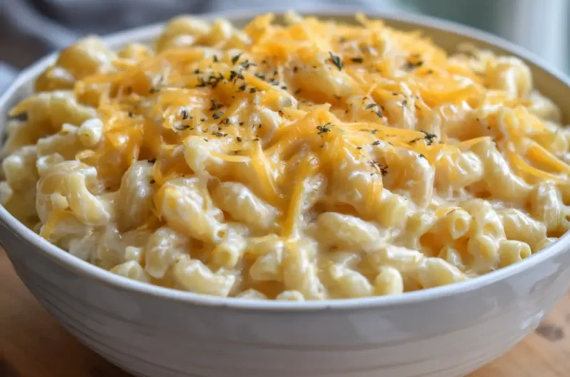 White Cheddar Mac and Cheese Recipe | Creamy Homemade Comfort Food