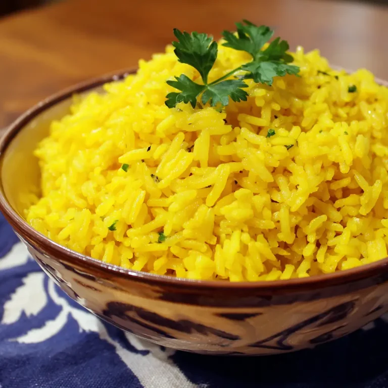 Yellow Rice Recipe Easy Homemade Golden Rice with Simple Ingredients