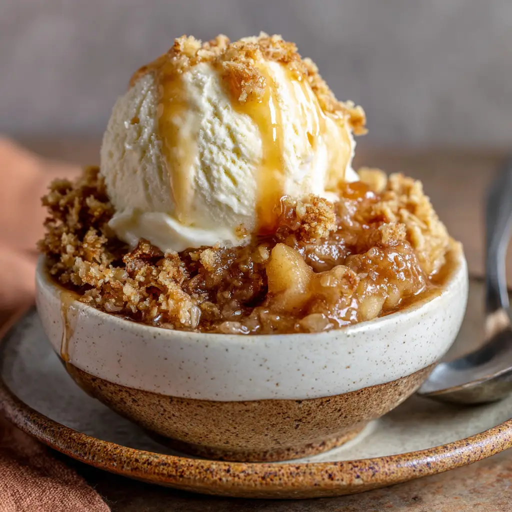 Apple Crisp with Canned Apple Filling
