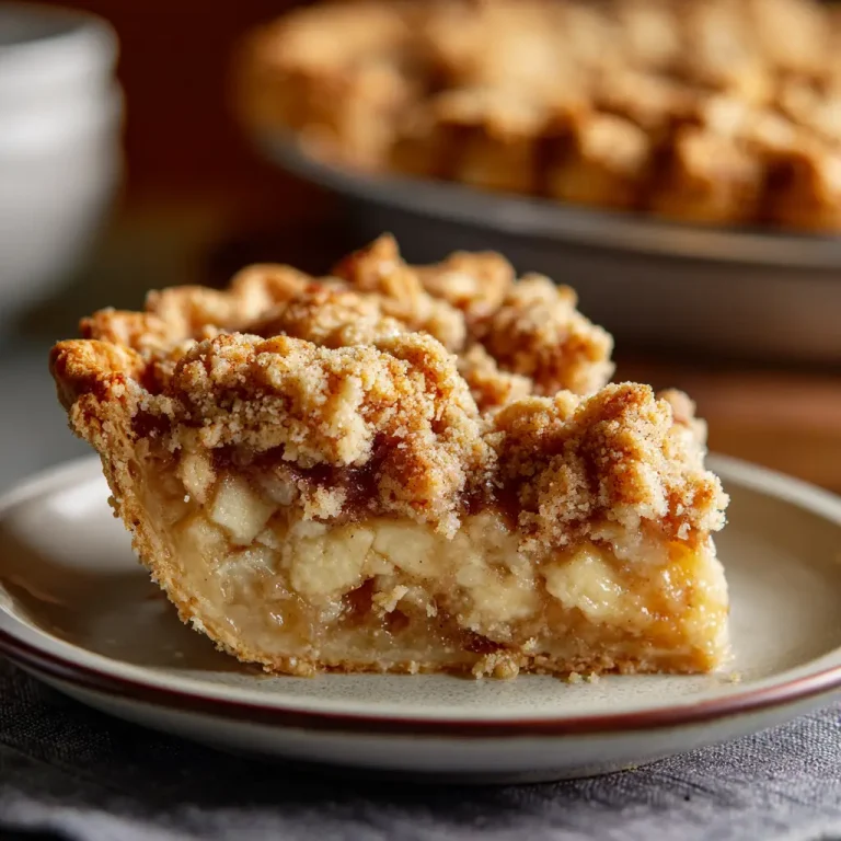 Apple pie with crumb topping classic homemade dessert recipe
