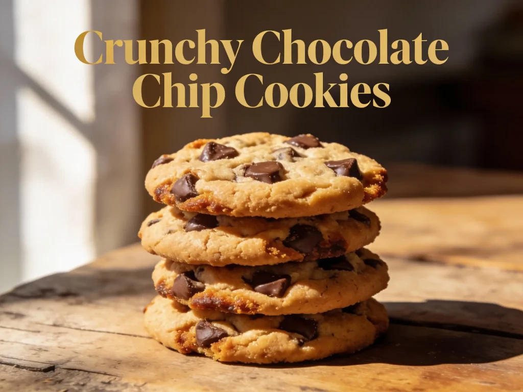 Crunchy Chocolate Chip Cookies Recipe