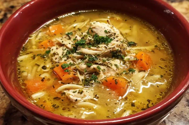 Easy Chicken Noodle Soup Recipe for Quick Comfort Meals at Home