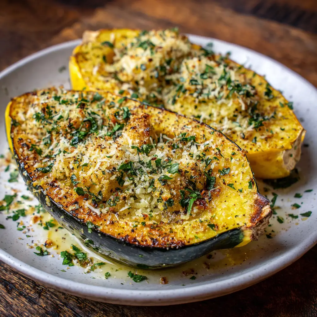 Garlic Parmesan Squash