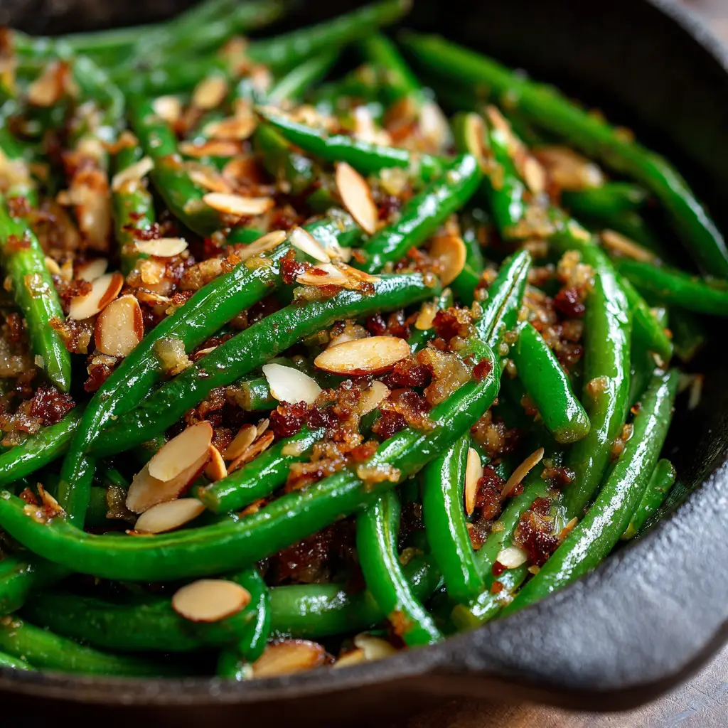 Green Beans Almondine 