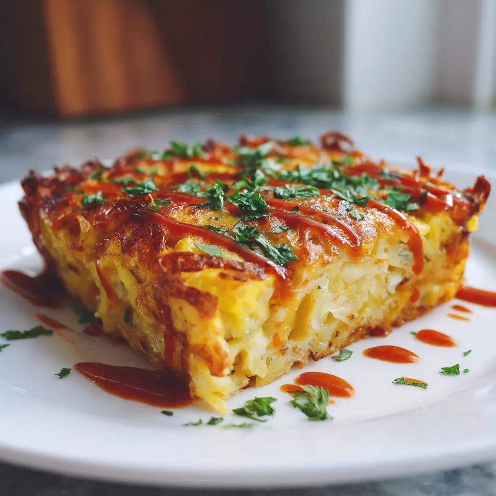 Hash brown egg casserole