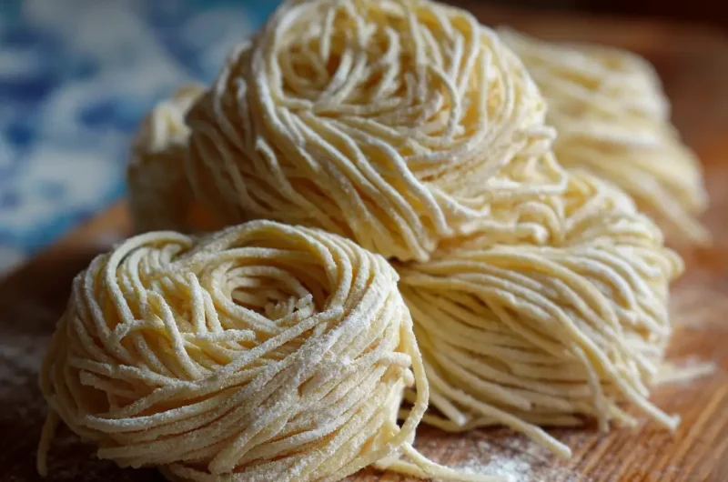 Homemade Noodles Easy Simple Fresh Recipe for Beginners