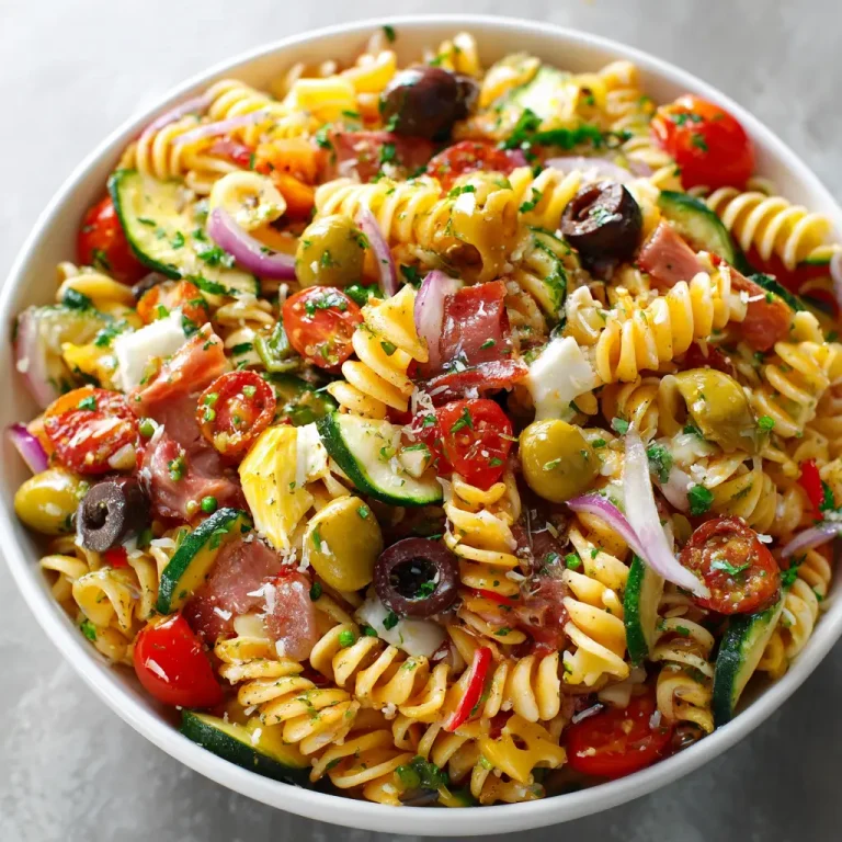 Italian Pasta Salad Recipe: Fresh, Flavorful, and Easy to Make