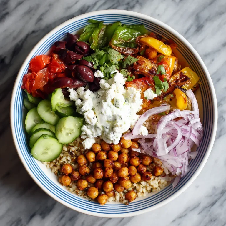 Mediterranean Bowl Recipe Healthy Easy and Flavor Packed Meal