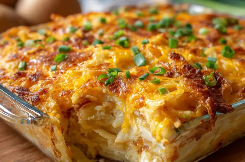 Hash Brown Cheesy Potato Casserole Recipe for Comfort Food Lovers