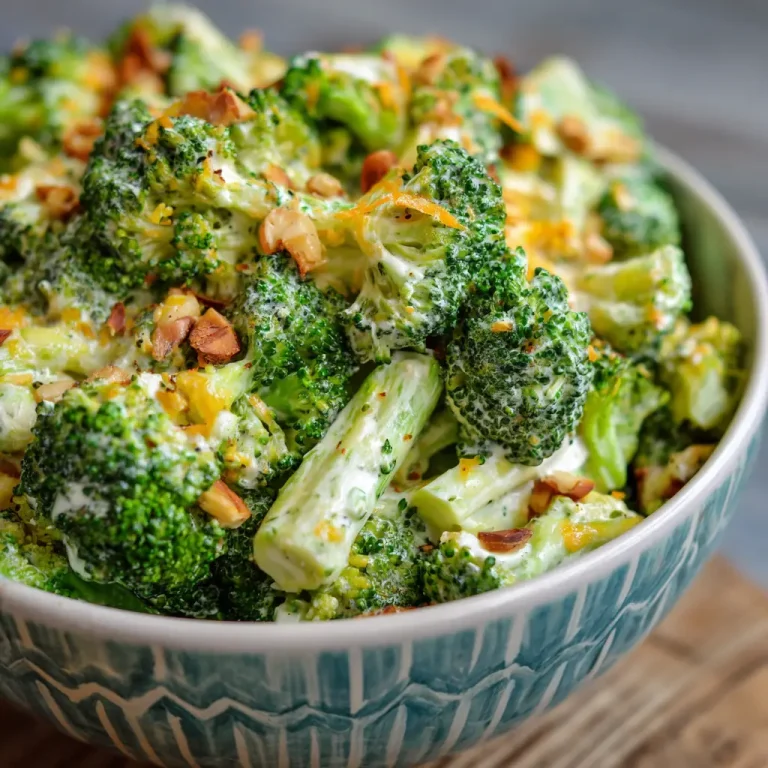 Easy Broccoli Salad Recipe for Fresh, Creamy, and Crunchy Flavor