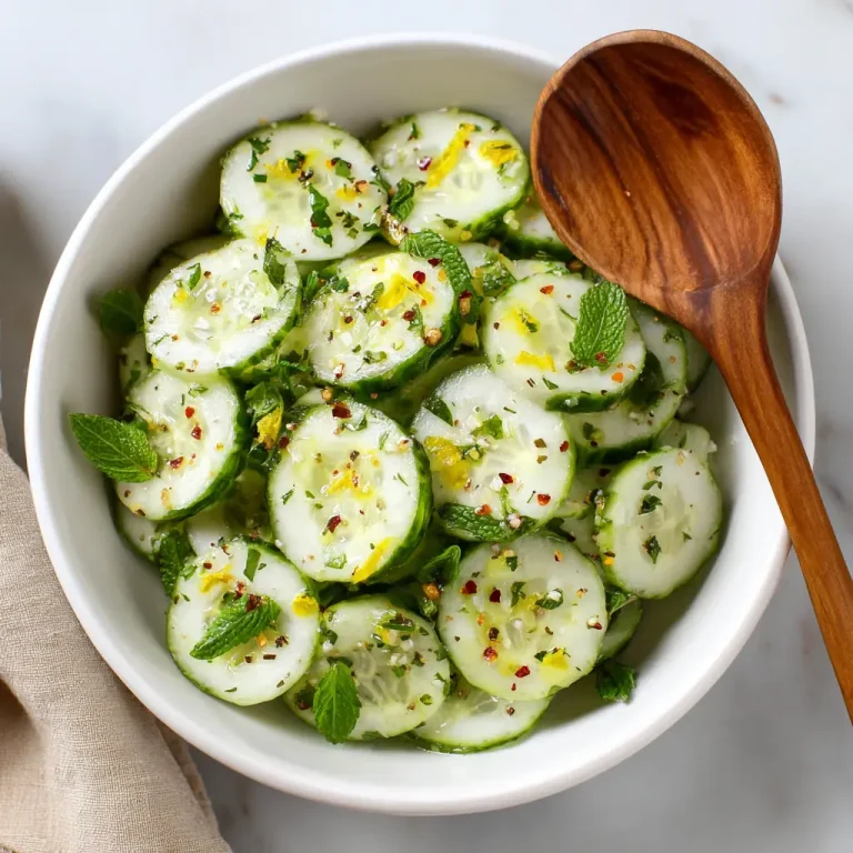 Healthy Cucumber Salad Recipe for Fresh and Light Eating