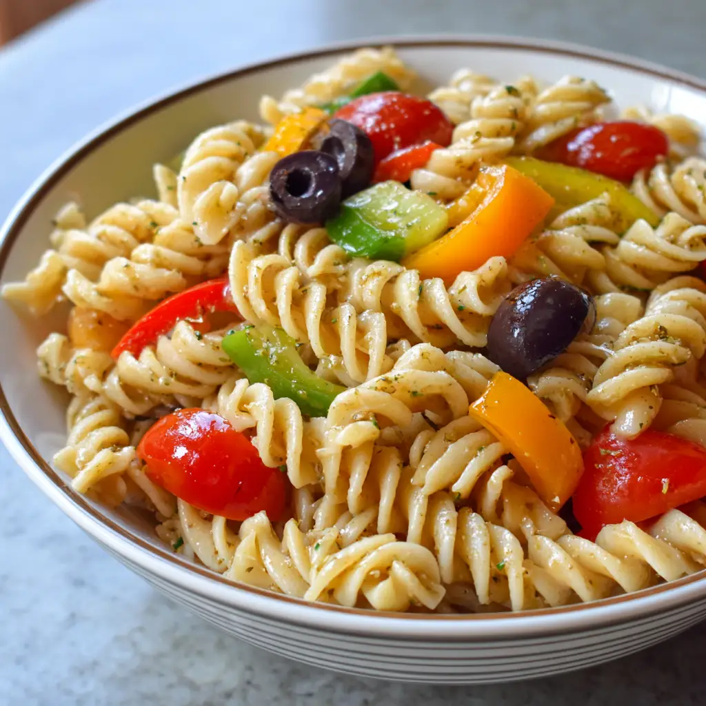 Quick pasta salad