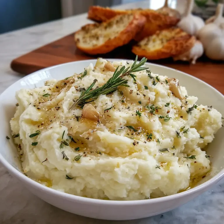 Roasted Garlic Mashed Potatoes Creamy Easy Homemade Recipe
