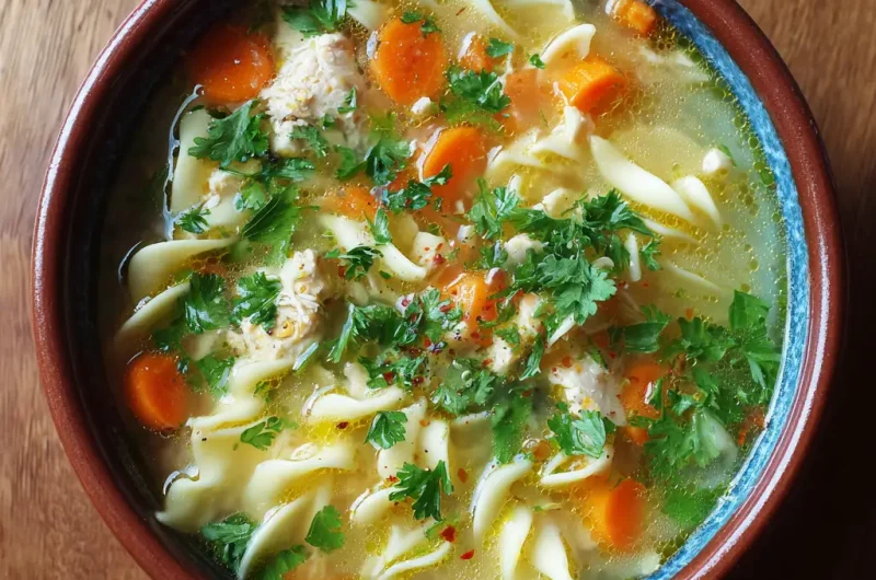 Chicken Noodle Soup Homemade Easy Comfort Recipe Guide