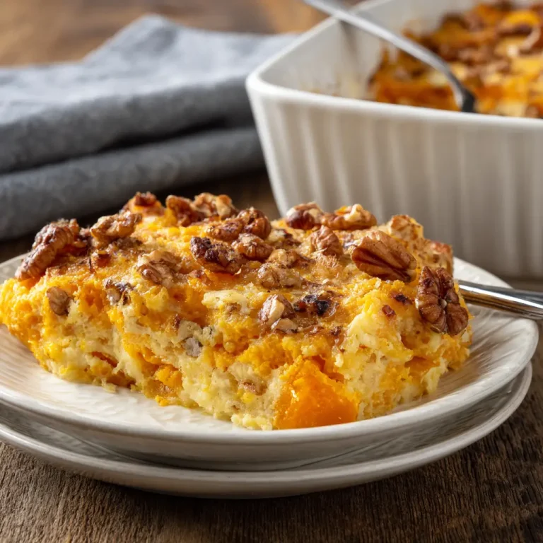 Butternut squash casserole creamy comforting homemade recipe