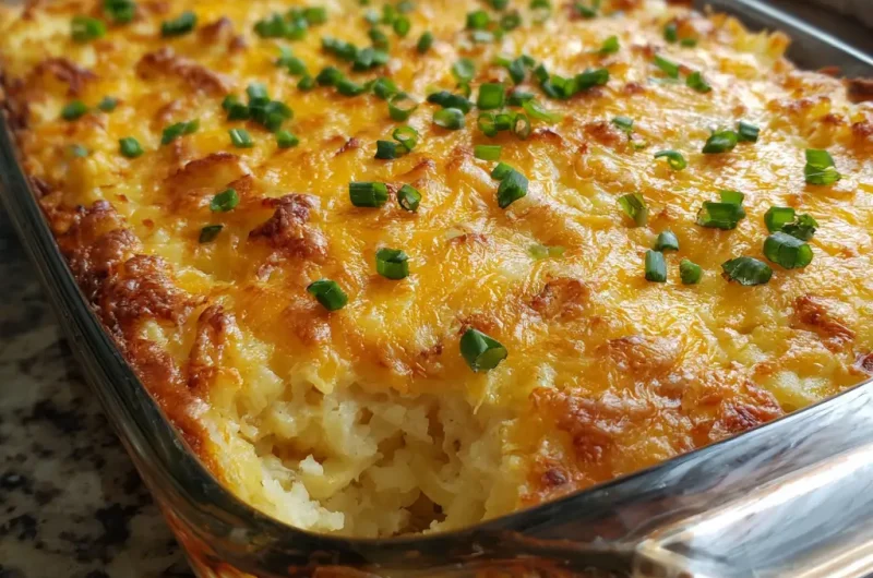 Brunch Hash Brown Casserole Easy Cheesy Comfort Recipe for Perfect Brunch