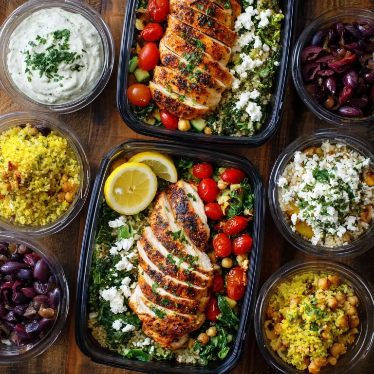 Mediterranean Meal Prep for Healthy Easy and Flavorful Weekly Meals