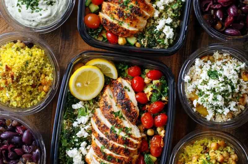 Mediterranean Meal Prep for Healthy Easy and Flavorful Weekly Meals