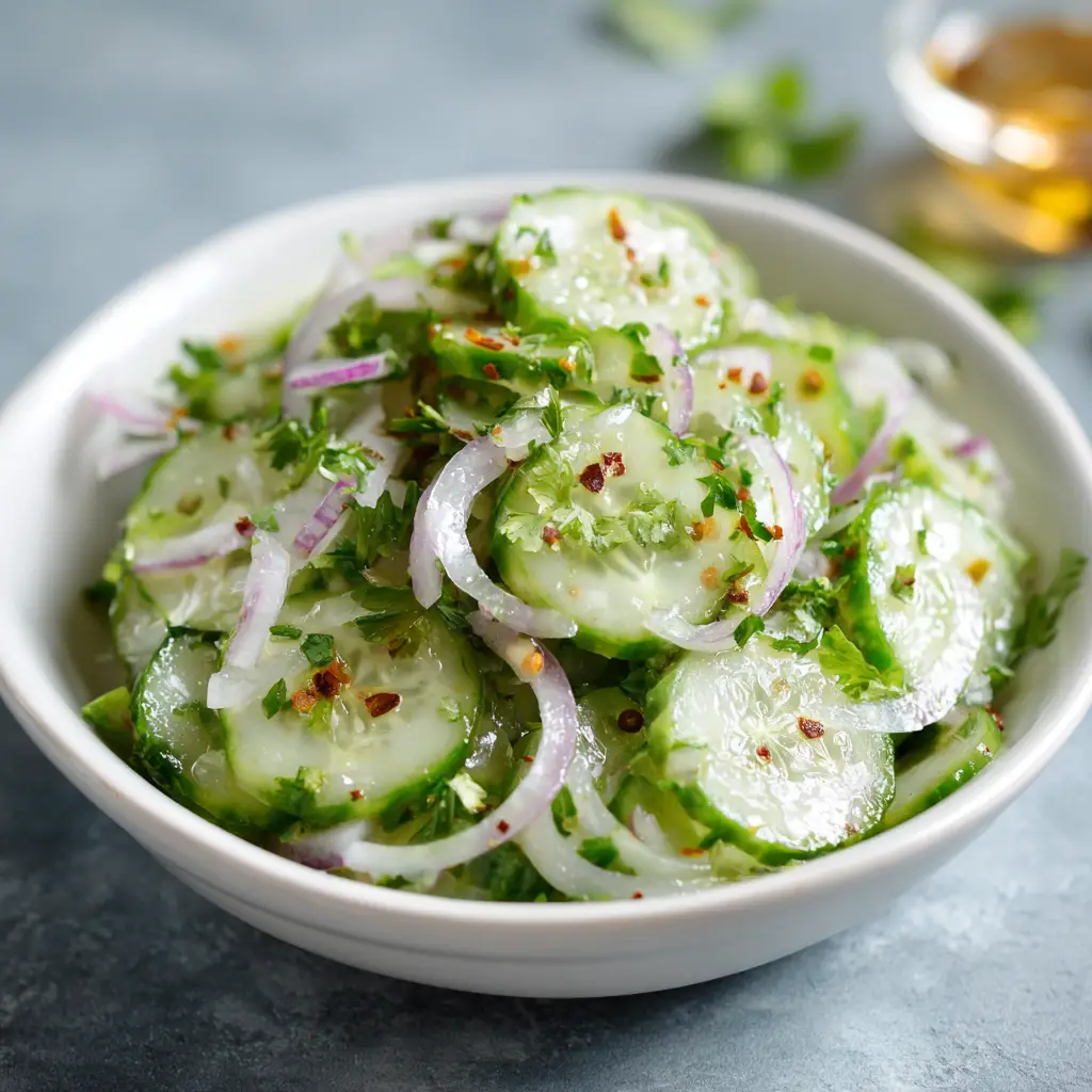 healthy cucumber salad