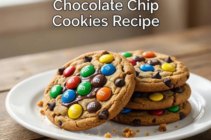 mm chocolate chip cookies recipe Easy Homemade Soft and Chewy Cookies