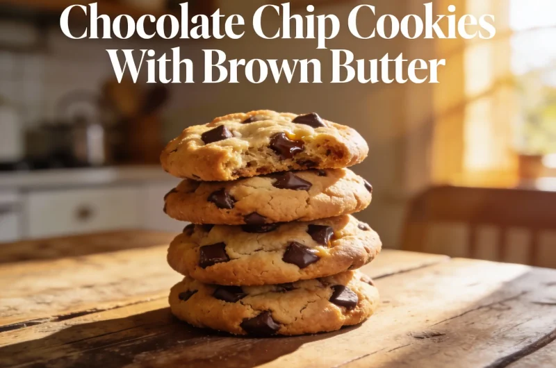 Chocolate Chip Cookies With Brown Butter Rich Bakery Style Recipe