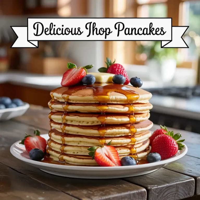 IHOP Pancake Recipe: Fluffy and Delicious Breakfast at Home