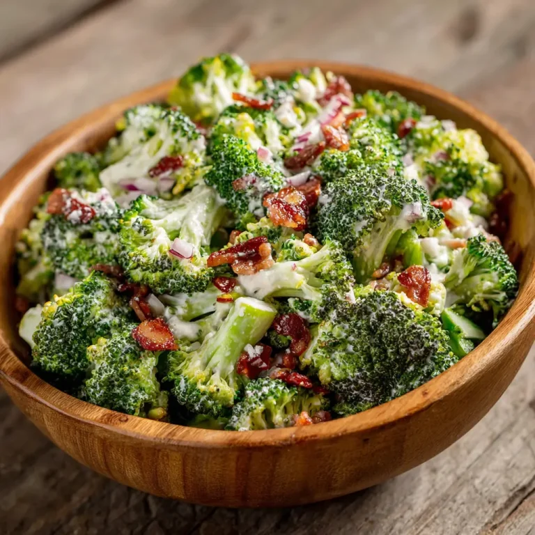 Keto Broccoli Salad Recipe Creamy Low Carb and Flavor Packed