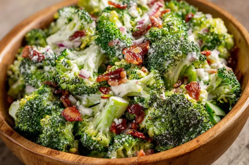 Keto Broccoli Salad Recipe Creamy Low Carb and Flavor Packed