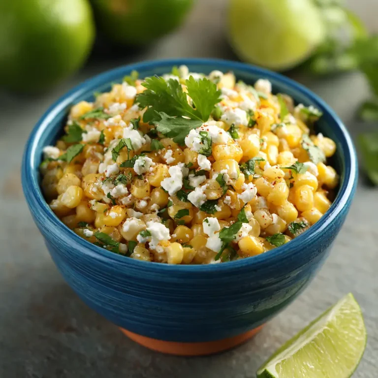 Mexican Corn Salad Recipe with Creamy Lime Dressing