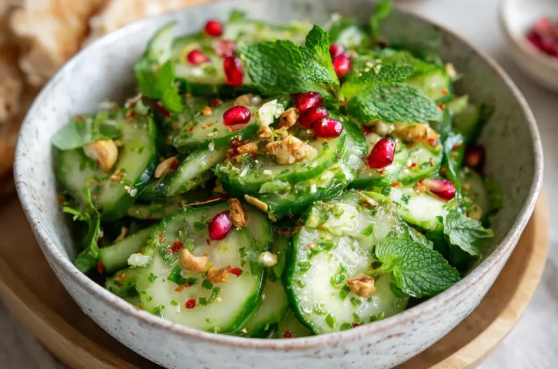 Middle Eastern Cucumber Salad Recipe Fresh Healthy and Authentic