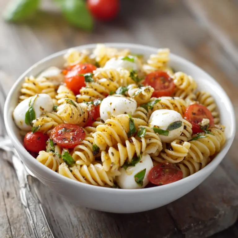 Pasta Salad with Mozzarella A Fresh and Flavorful Classic