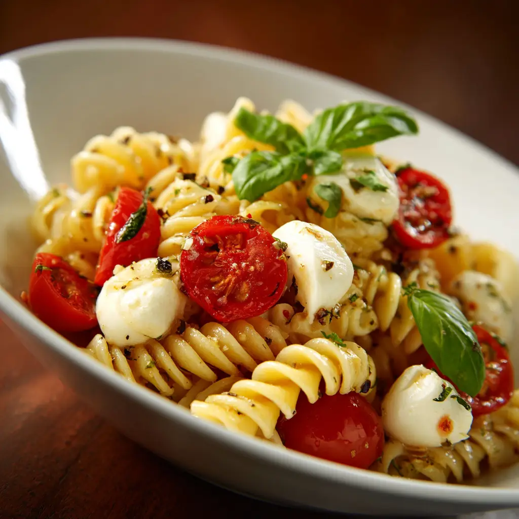 pasta salad with mozzarella
