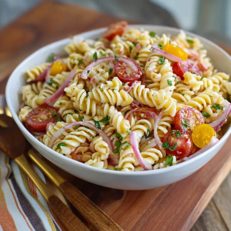 Picnic Pasta Salad Recipe for Fresh and Flavorful Outdoor Meals