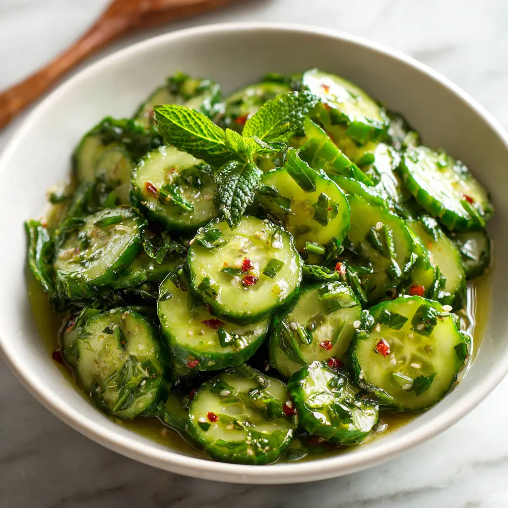 refreshing cucumber salad