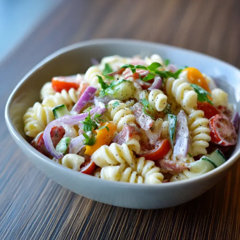 Cold Pasta Salad Recipe | Easy, Refreshing, and Healthy Summer Dish