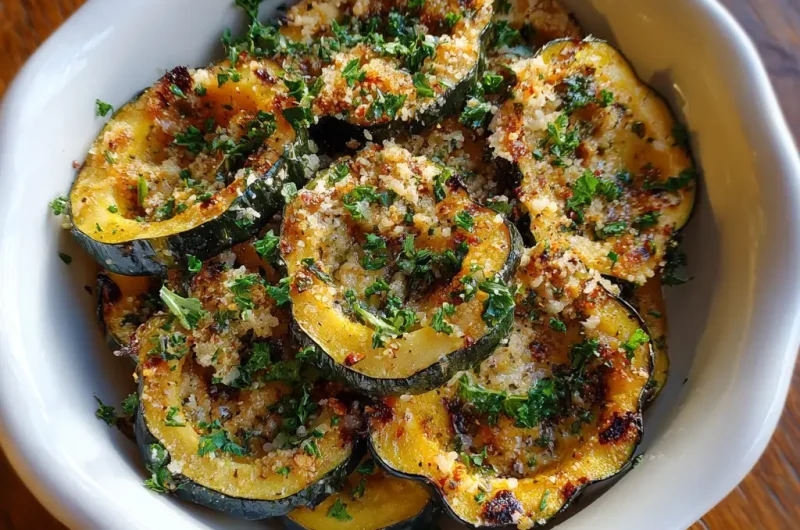 Garlic Parmesan Squash Recipe Easy Healthy Oven Roasted Side Dish
