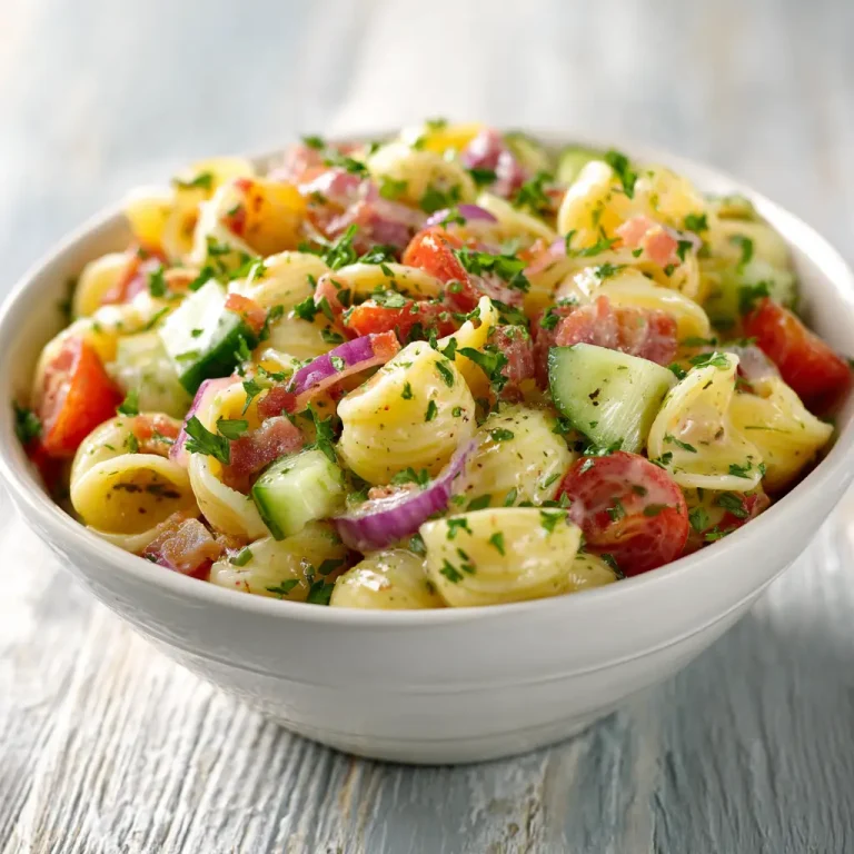Pasta salad recipe cold easy fresh and delicious summer dish