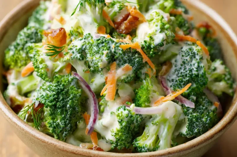 Broccoli Salad with Mayo Recipe Easy Creamy and Flavorful Side Dish