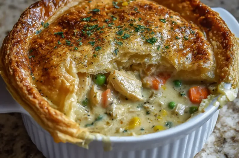 Easy Chicken Pot Pie With Pie Crust Simple Homemade Comfort Recipe