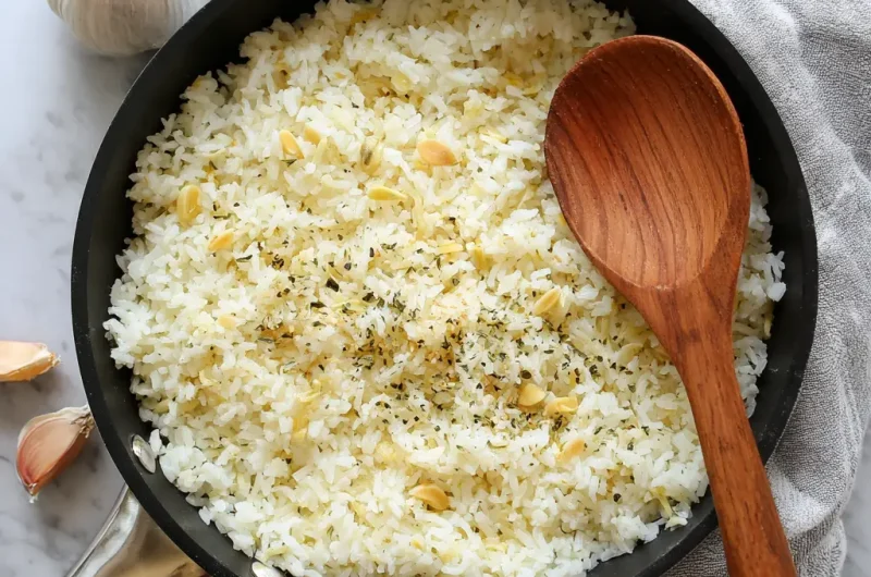 Garlic Rice Recipe | Easy, Flavorful, and Perfectly Aromatic