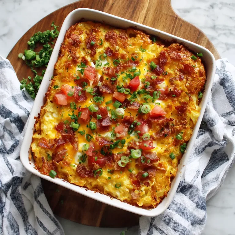 Hash Brown Breakfast Casserole Easy Cheesy Family Favorite Recipe
