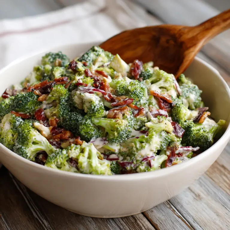 Homemade Broccoli Salad Recipe Easy Fresh and Healthy Side Dish