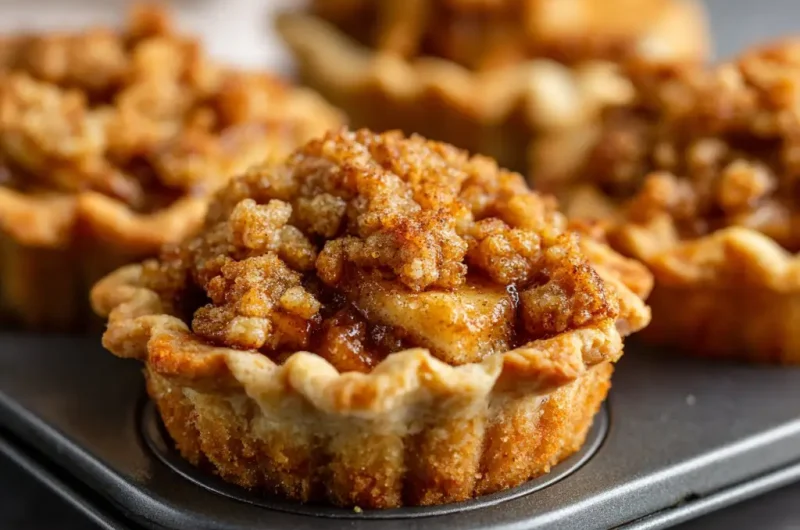 Mini Apple Pies in Muffin Tin Recipe | Easy Homemade Dessert