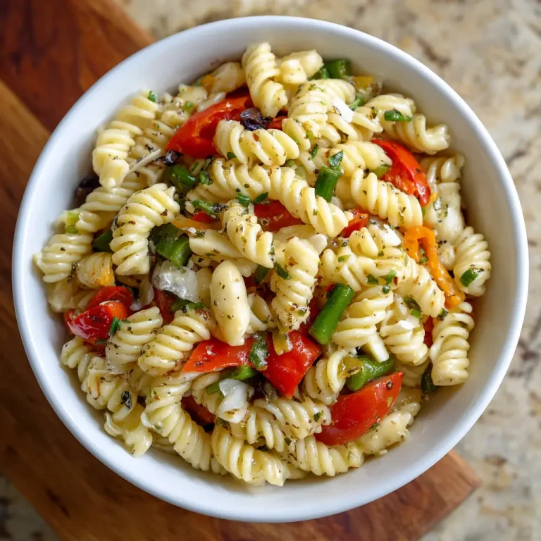 Pasta Salad With Italian Dressing Easy Fresh And Flavorful Recipe