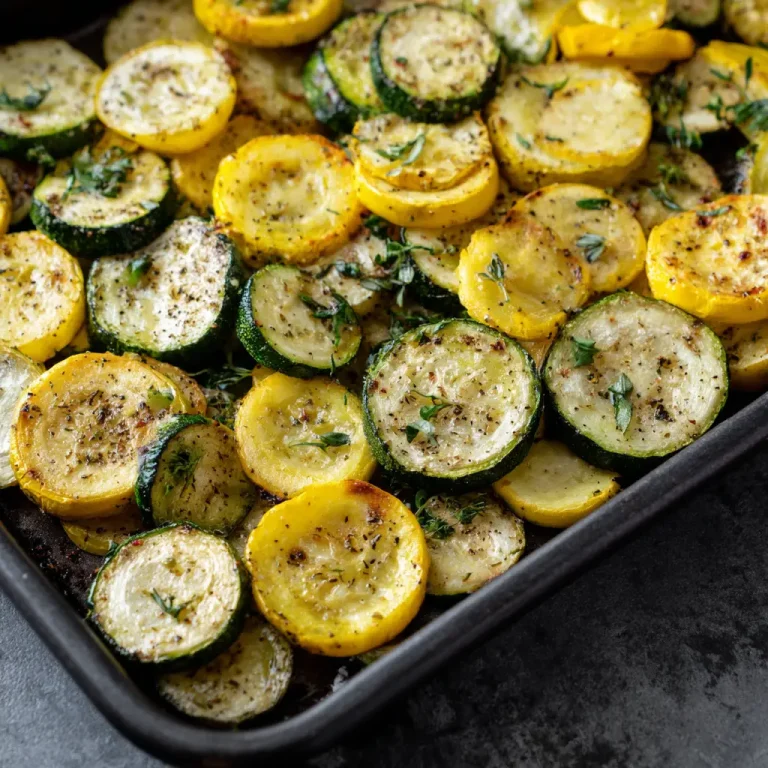 Roasted Zucchini and Yellow Squash – Easy Healthy Oven Recipe