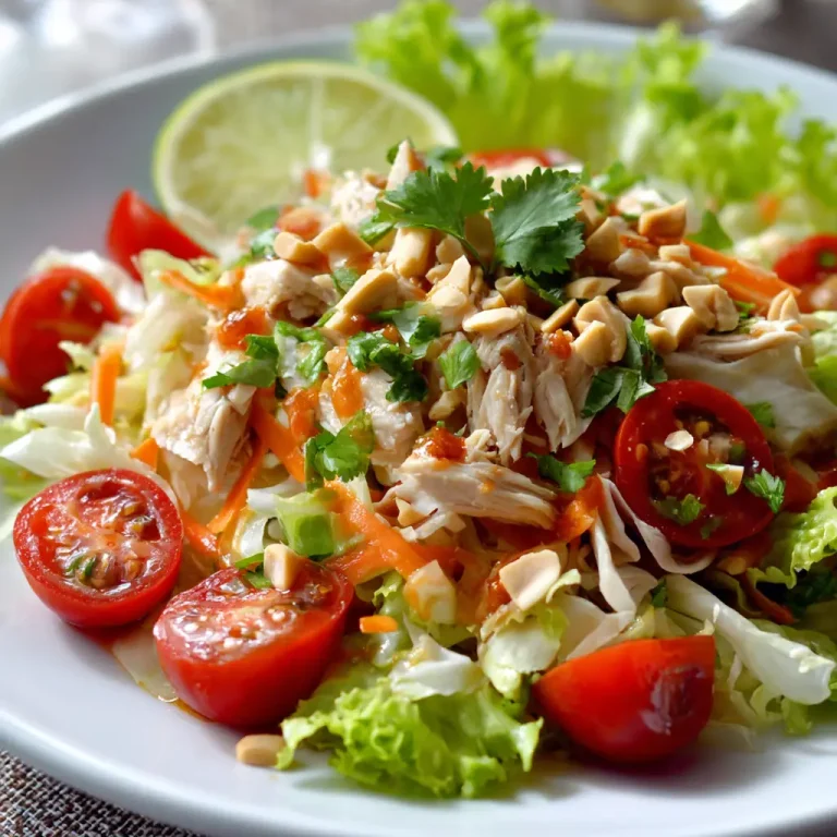 Thai Chicken Salad Recipe | Fresh, Healthy, and Easy to Make