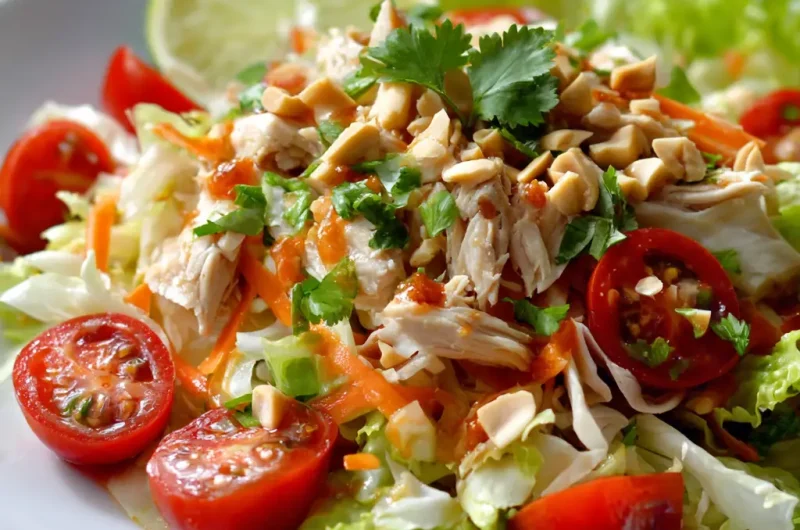 Thai Chicken Salad Recipe | Fresh, Healthy, and Easy to Make
