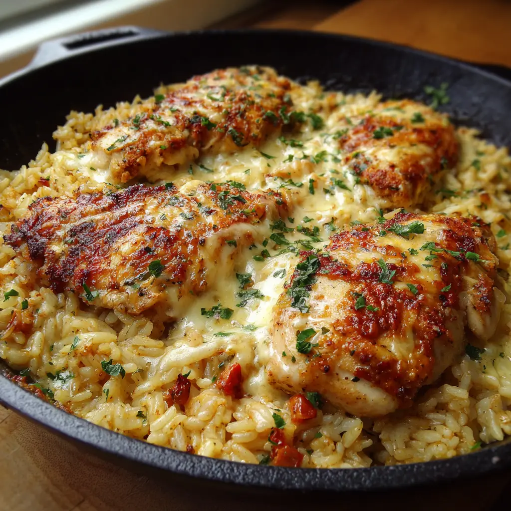 Cheesy Chicken and Rice
